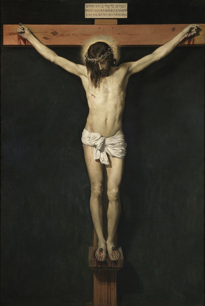  La obra representa a Jesucristo crucificado, y es una de las obras religiosas más conocidas del pintor sevillano Diego Velázquez.