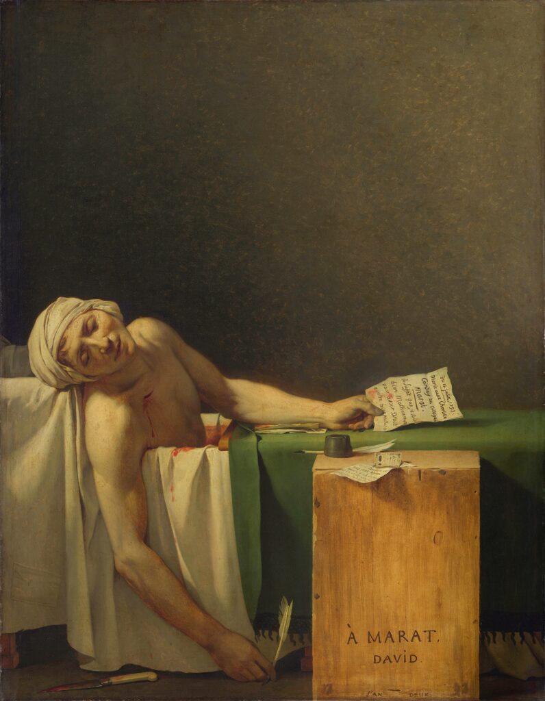 Death of Marat by Jacques Louis David: How One Painting Invented Political Martyrdom