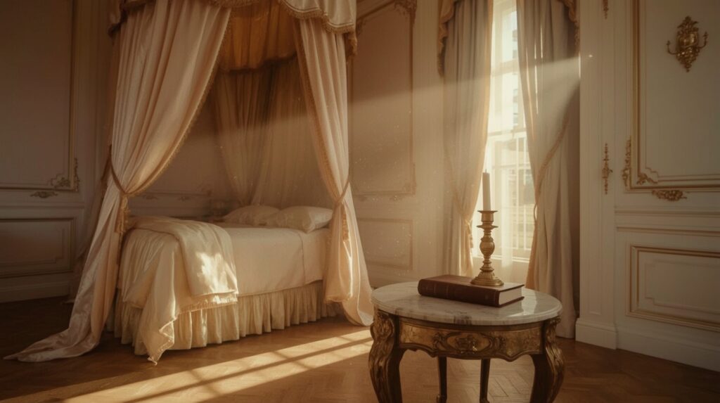 Built for display, the 1700s bedchamber began life far from secluded. At Versailles under Louis XIV, it thrived as spectacle - a stage where morning routines and nightly rest transformed into acts of power.