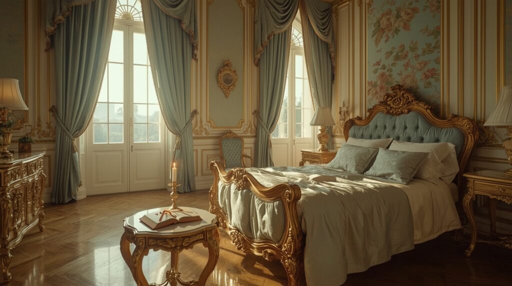 Built for display, the 1700s bedchamber began life far from secluded. At Versailles under Louis XIV, it thrived as spectacle - a stage where morning routines and nightly rest transformed into acts of power.