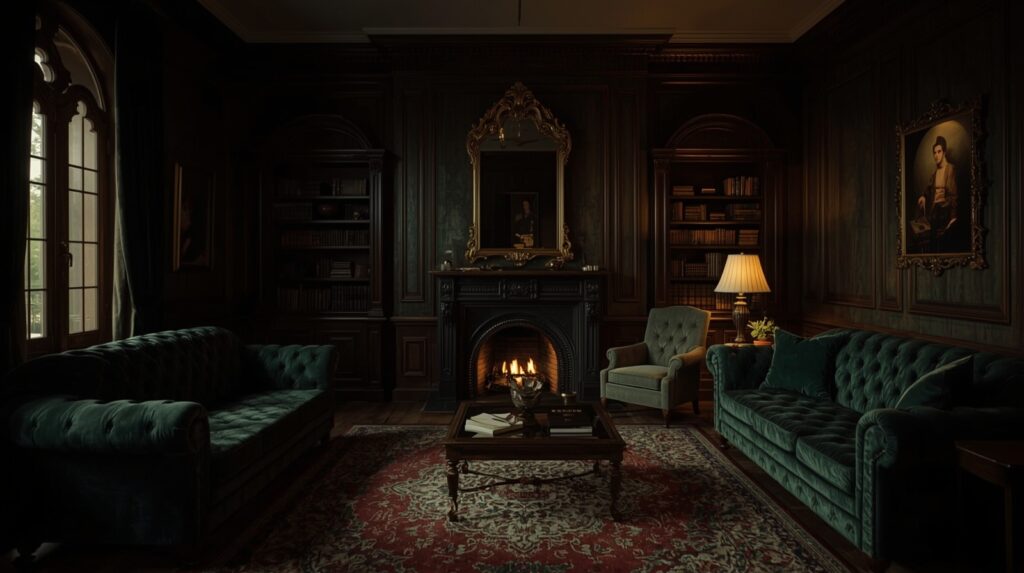 Old gothic victorian house interior: memory, morality, and the domestic theater of the nineteenth century