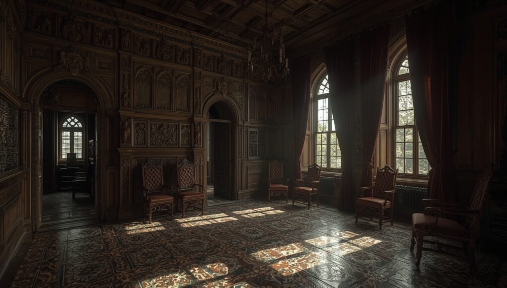 Old gothic victorian house interior: memory, morality, and the domestic theater of the nineteenth century