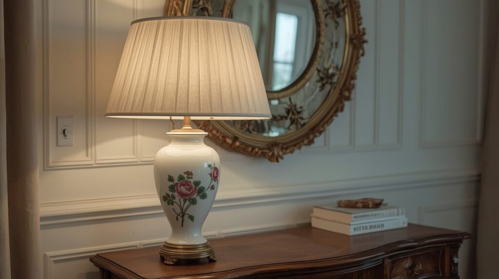 Lucid Realism artistic portrait photography of Restored porcel 0 1 - Grand Boudoir Antique lamp restoration generally falls into three categories:Electrical repairs — rewiring, replacing switches and sockets to be up to date with current safety standards.