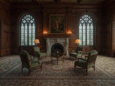 Victorian gothic interior style: domestic atmosphere as moral architecture