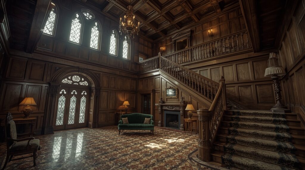 The gothic victorian style house is a domestic philosophy made of a rapid social change. Through a vertical composition, a sequential order and durable material it nurtured a sensitivity at daily life.