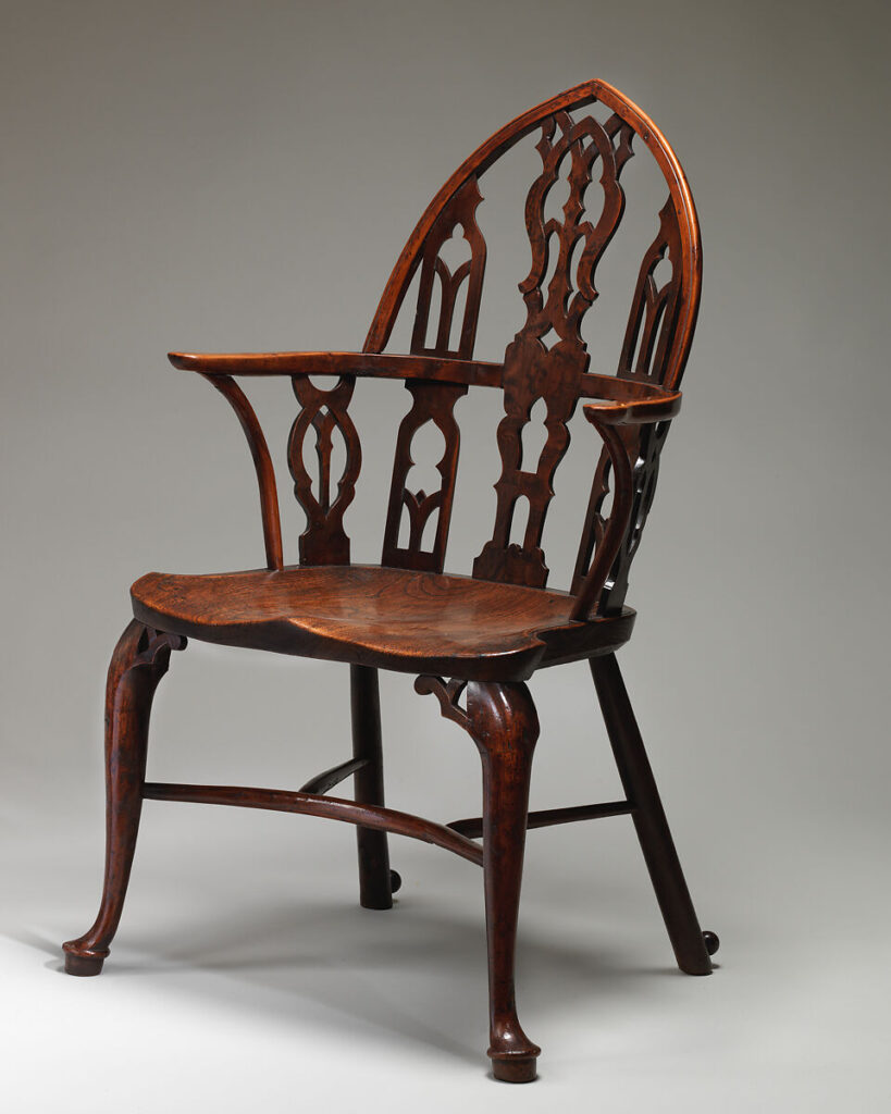 Gothic Windsor armchair