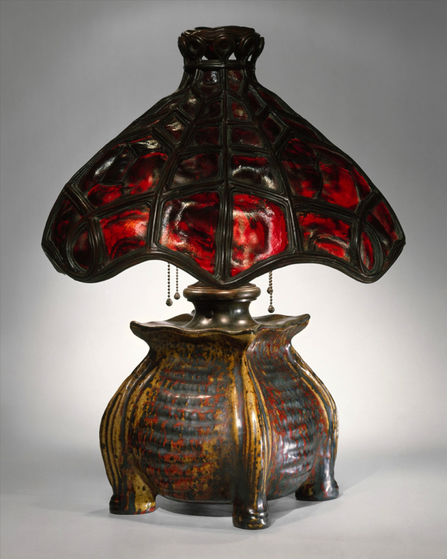 Vintage floral porcelain table lamps are understatedly strong. At first sight they appear to be decorative -- fragile blooms suspended in a glaze, delicate light emanating through silk shades, a touch of granny nostalgia. On closer look they are speaking in a more layered sense of products, domestic life, global trade and the language of comfort.