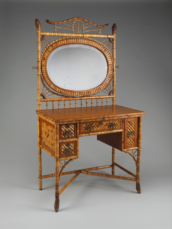 Vintage floral porcelain table lamps are understatedly strong. At first sight they appear to be decorative -- fragile blooms suspended in a glaze, delicate light emanating through silk shades, a touch of granny nostalgia. On closer look they are speaking in a more layered sense of products, domestic life, global trade and the language of comfort.