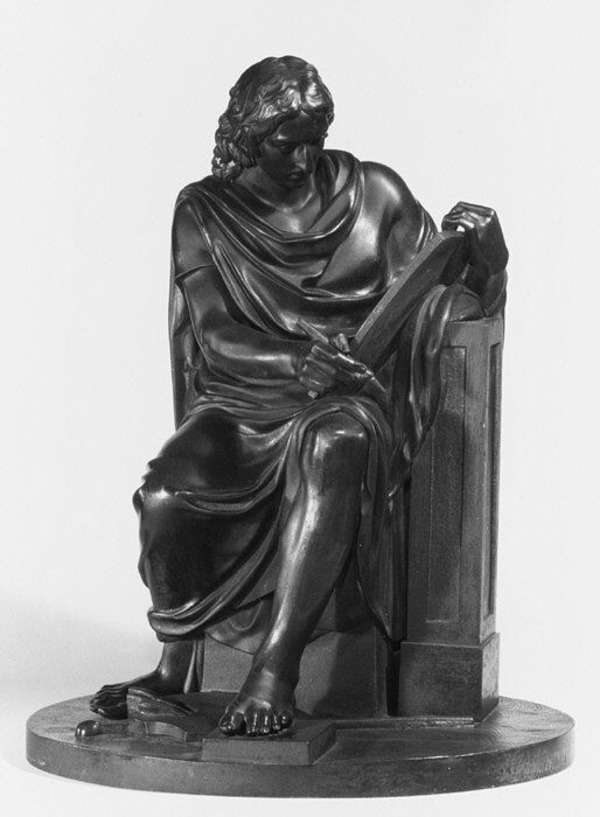Nicolas Poussin
After a model by Pierre Julien French
Founder Cast by the firm of Pierre Philippe Thomire French
early 19th century