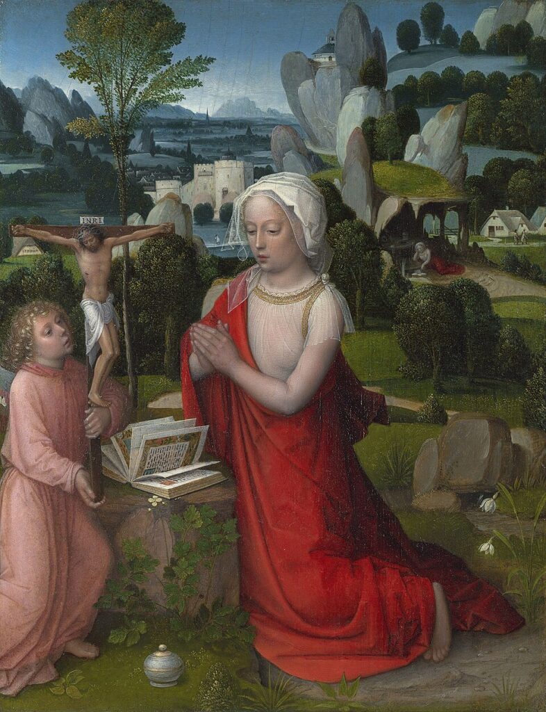 Albert Cornelis The Magdalen in a Landscape Google Art ProjectFXD - Grand Boudoir Renaissance landscape paintings represent one of the most profound visual shifts in Western art history. What began as subtle atmospheric backgrounds in religious works eventually evolved into an entirely new artistic genre that transformed how Europeans perceived nature, geography, and even humanity’s place in the world.