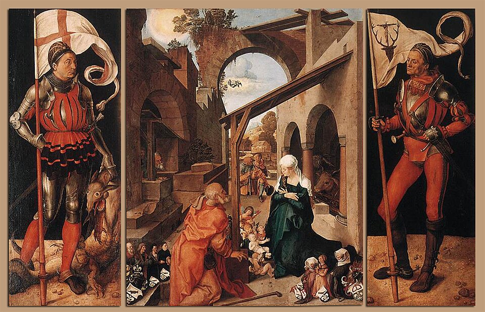 Albrecht Durer Paumgartner Altar WGA6943 - Grand Boudoir Albrecht Dürer - Paumgartner Altar