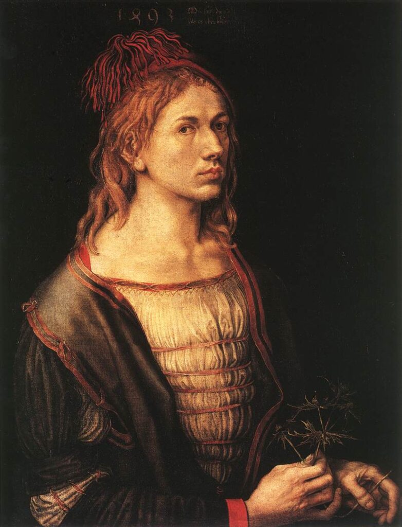 Albrecht Dürer - Self-portrait at 22