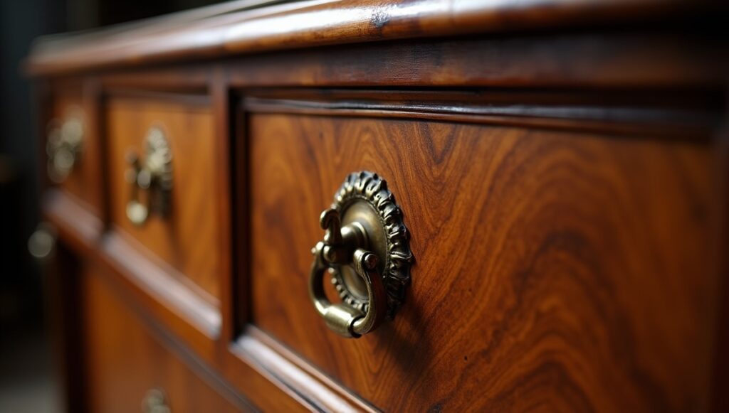 From its North Carolina beginnings, vintage Lexington furniture charts a distinctly American story: factory precision guided by old-world joinery, and tradition tempered by changing taste. Between the 1940s and 1980s, Lexington earned its name in bedrooms, dining rooms, and living spaces built for daily use—solid oak and walnut forms, cherry warmth, and mahogany veneers finished to a quiet sheen. Collectors still look for the brand’s signatures: crisp carved details, weighty case construction, brass hardware that has aged with dignity, and finishes that suggest careful sanding rather than hurried spray. Just as telling are the clues beneath—stamped or labeled marks, line names, and period-appropriate drawer interiors that help separate authentic pieces from later look-alikes. This legacy isn’t without complications. Sun-fading, veneer lift, loose joints, and replaced pulls can alter value, and restoration demands restraint if patina is to remain convincing. Yet in modern interiors, Lexington’s balance of traditional American profiles with mid-century and contemporary influences reads as intentional, not nostalgic—one reason well-preserved examples continue to command steady demand and strong prices.