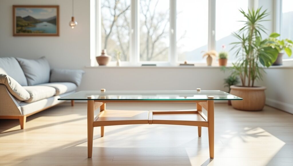 A vintage glass coffee table is one of those quiet revolutions in everyday living: a piece that looks almost absent, yet changes the entire room. Its story begins in early modernism, when architects and furniture designers sought to strip interiors of heaviness—replacing carved ornament and bulky silhouettes with clean lines, industrial materials, and a new faith in light. Glass, once associated mainly with display cases and formal dining, entered the living room as a practical experiment in transparency: a surface that could function like wood, but visually “disappear,” letting space and architecture take the lead. The post-war decades—especially the 1950s through the 1980s—turned that experiment into an international design language. In America, Mid-Century Modern homes embraced open plans and low-slung seating that begged for a table that wouldn’t interrupt sightlines. In Italy, designers pushed glamour and engineering in equal measure, pairing glass tops with brass and chrome frameworks or sculptural bases that made the table feel like a small architectural statement. Scandinavian makers, meanwhile, tempered modernity with warmth—often anchoring glass with refined teak or rosewood supports, proving that transparency could still feel intimate. What distinguishes truly collectible examples is not just the look, but the materials and methods. Chrome, brass, and steel offered slim strength and reflected light; wood introduced organic contrast; acrylic and Lucite signaled late-century futurism. As tempered glass became more widely available, designers gained permission to be bolder—larger spans, thinner profiles, more confident cantilevers—without sacrificing durability. That technical shift is part of the reason authentic vintage glass coffee tables can feel surprisingly contemporary today. For collectors, identification often comes down to construction clues: the quality of metalwork and welds, the weight and edge finish of the glass, period-correct hardware, and the telltale proportions of mid-century production. Condition tells its own history. Scratches and edge chips are common; replacement tops can diminish value if thickness, tint, or beveling don’t match the era; and instability in the base may signal fatigue in joints or later repairs. Yet when well preserved, these tables remain highly sought after—because they offer what modern design promised in the first place: function without visual clutter, and elegance built from restraint. In today’s interiors, a vintage glass coffee table still performs its original magic—opening a room, reflecting light, and quietly linking contemporary taste back to the optimism of post-war modernism.