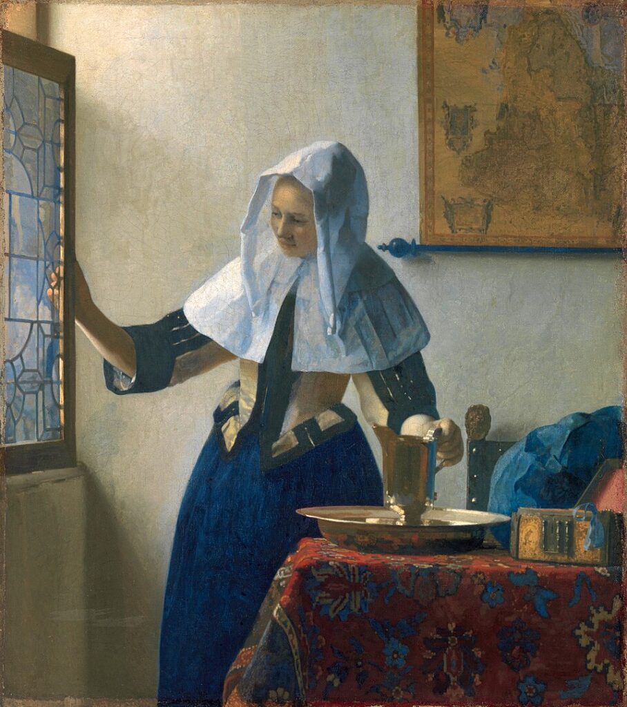 Jan Vermeer van Delft 019 - Grand Boudoir Johannes Vermeer’s quiet rooms conceal rare clues