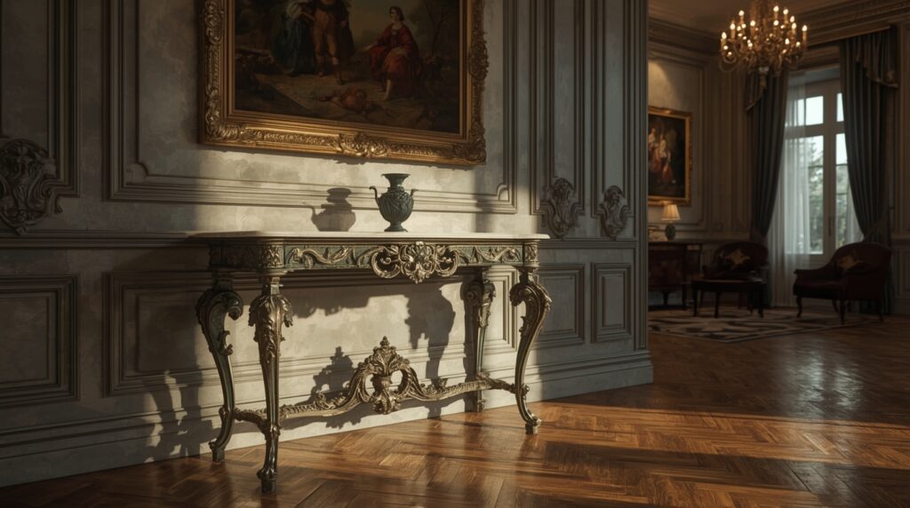 Lucid Realism Photorealistic classic European interior featuri 0 - Grand Boudoir This Vintage Loveseat Sofa Trick Makes Any Room Look Instantly Pricier