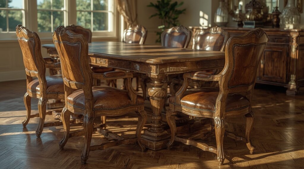 Why Antique Leather Dining Room Chairs Are the Upgrade Your Home Needs