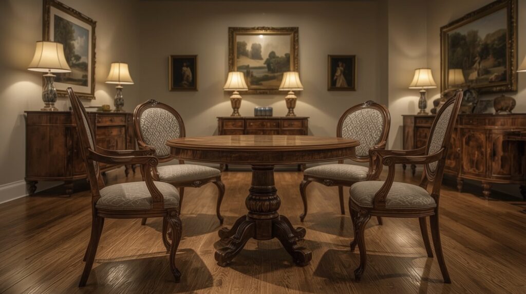 Discover why a vintage round dining table and chairs can transform any room—timeless charm, smart space use, and surprising style secrets inside.