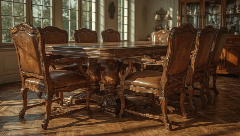 Why Antique Leather Dining Room Chairs Are the Upgrade Your Home Needs