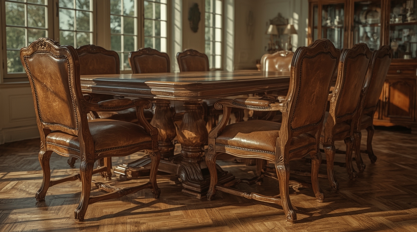 Why Antique Leather Dining Room Chairs Are the Upgrade Your Home Needs
