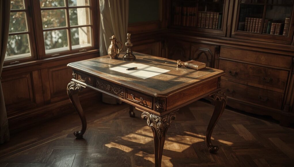 This Antique Vintage Writing Desk Has a Hidden Feature Most Buyers Miss This Antique Vintage Writing Desk Has a Hidden Feature Most Buyers Miss