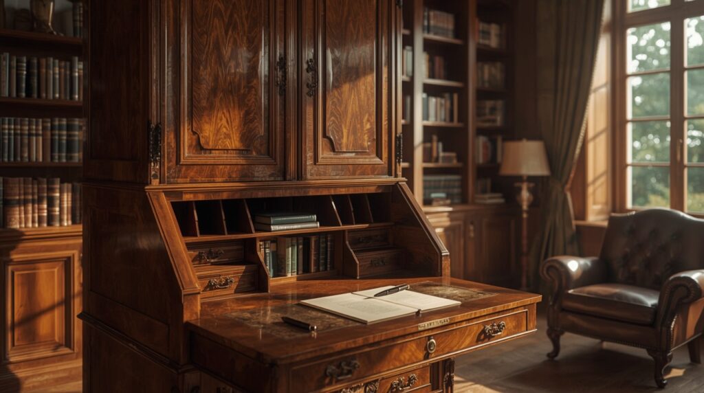 Unlock the hidden charm of an antique secretary writing desk—secret compartments, storied craftsmanship, and tips to spot true heirloom quality.