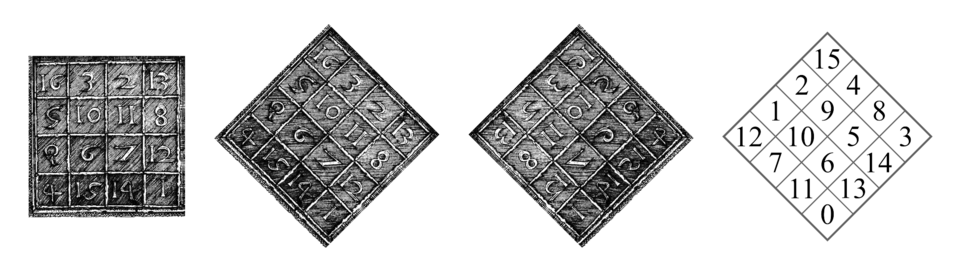 Melencolia square turned and reflected - Grand Boudoir Melencolia square turned and reflected