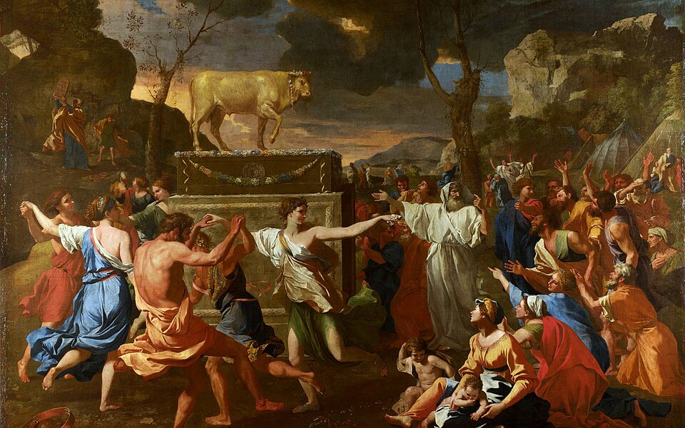 Nicolas Poussin - L'Adoration du Veau d'or