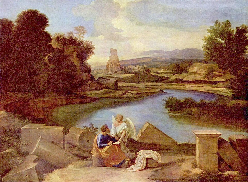 Nicolas Poussin - Paysage avec saint Matthieu
