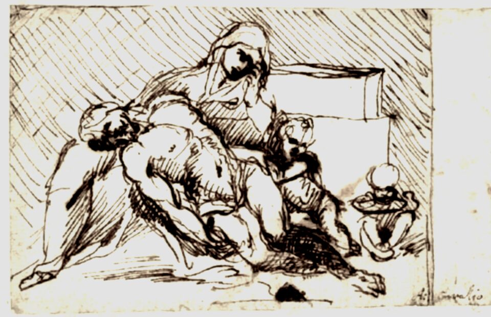 Annibale Carracci, Studio per la Pietà