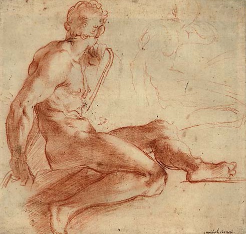 Carracci, Annibale - Studio di nudo