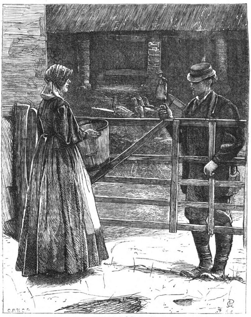 Cover illustration for The Quiver 1866-11-10 by G J Pinwell