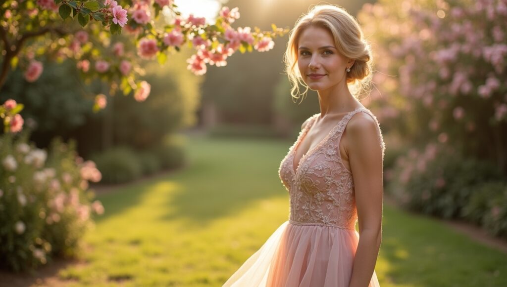 Vintage look mother of the bride dresses