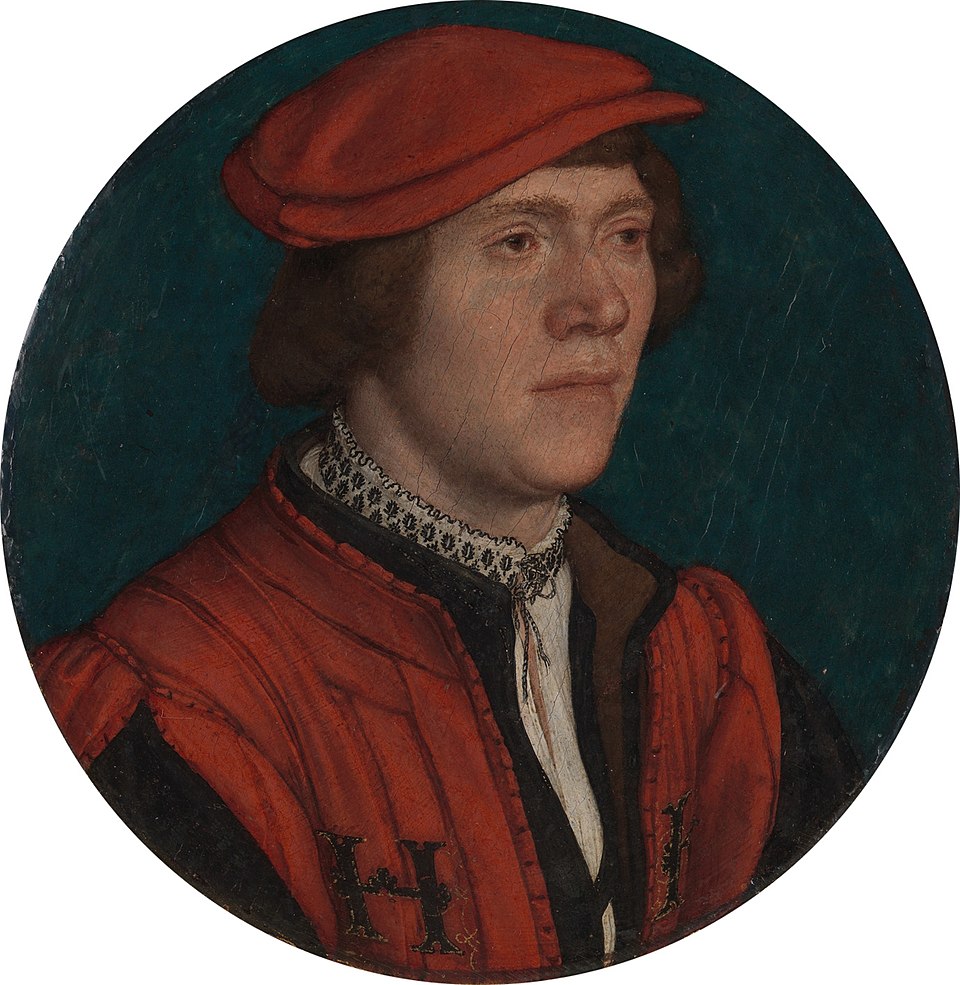 Hans Holbein the Younger - Portrait of a Man in a Red Cap