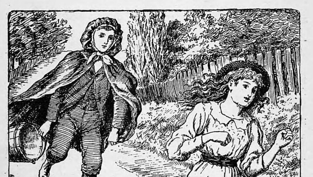 Illustrations by K. M. Skeaping for the Holiday Prize by E. D. Adams-pg-105-Winifred won easily