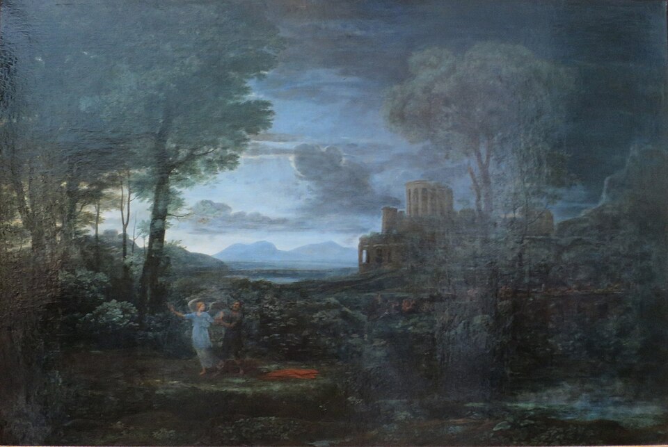 Claude Lorrain - Landscape with Aeneas at Delos