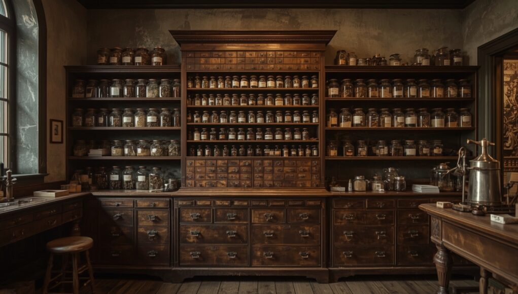 Why Apothecary Antique Cabinets Are Suddenly the Most Wanted Home Find