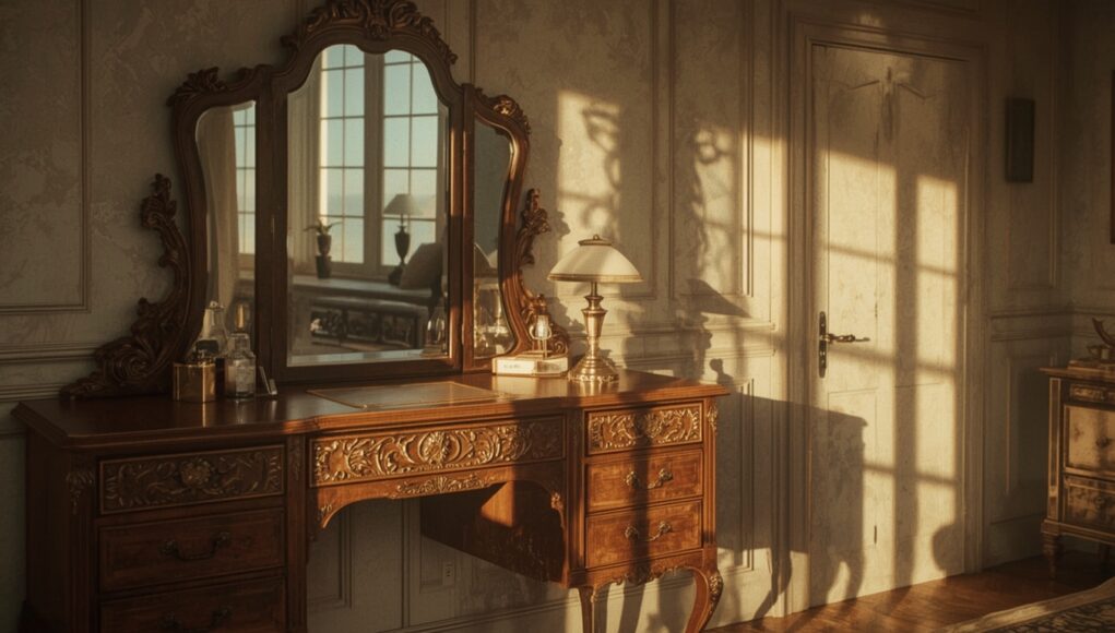 Why This Antique Dressing Table With Mirror Is the Missing Piece in Your Room