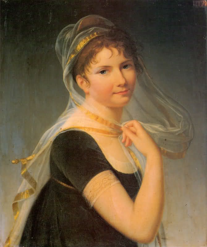 Madame Augustin, nee Madeleine-Pauline du Cruet de Barailhon by Jeanne-Elisabeth Chaudet