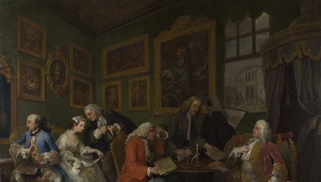The Dark Secrets Behind Hogarth’s “Marriage A-la-Mode” (And Why It Still Hits) Marriage A-la-Mode 1, The Marriage Settlement