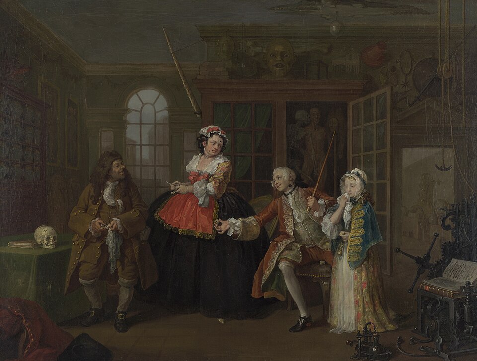 Marriage A la Mode 3 The Inspection William Hogarth - Grand Boudoir Marriage A-la-Mode 3, The Inspection - William Hogarth