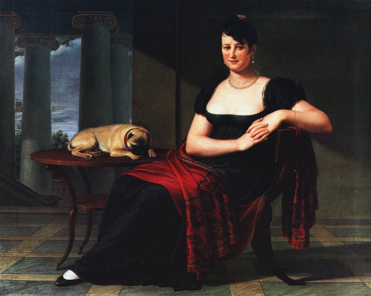 Pietro Benvenuti Ritratto di Elena Mastiani Brunacci 1809