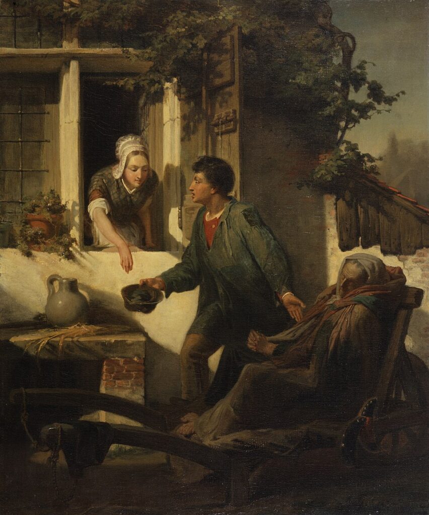 Sir Lawrence Alma-Tadema, RA, OM - The Blind Beggar