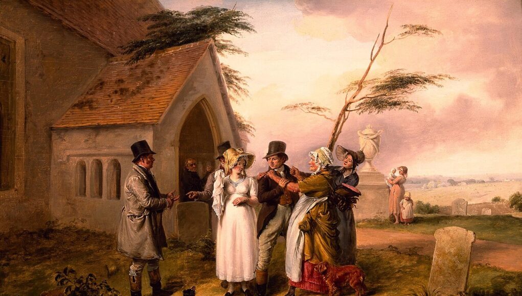 The Interrupted Wedding by Edmund Bristow