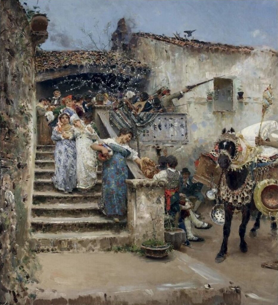 Wedding in Abruzzo (1876), by Francesco Paolo Michetti