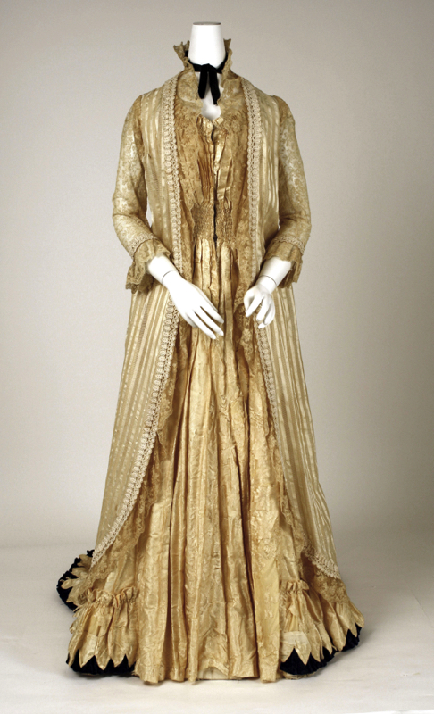 Tea gown
American
1880s