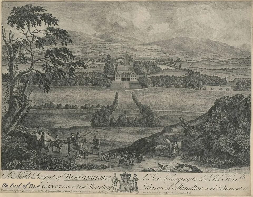 Blessington House, Blessington, Co Wicklow, Ireland. Date unknown. 