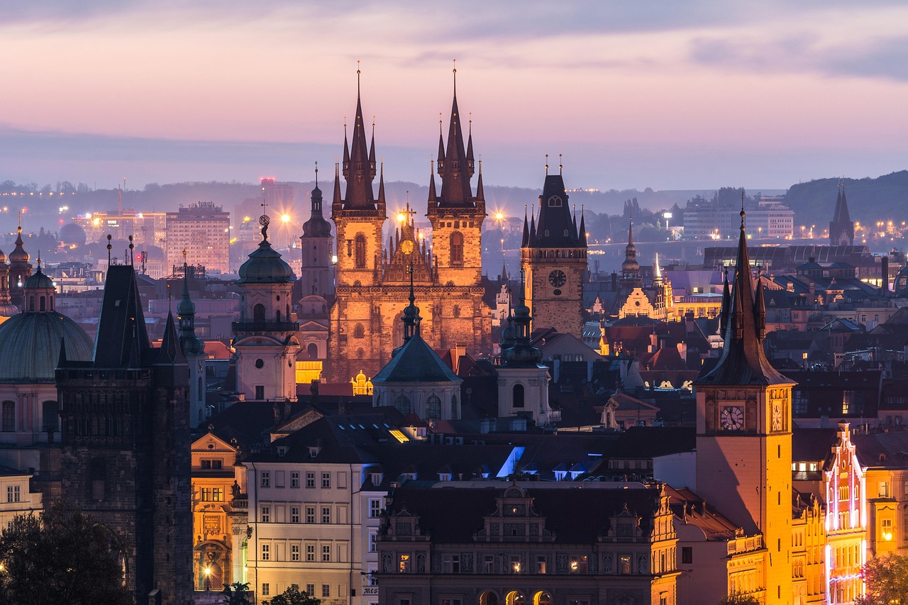 Cathedrals of Shadow and Light The Enduring Spell of Gothic Awe - Grand Boudoir ancient, architecture, building, capital, cathedral, charles bridge, church, city, cityscape, czech republic, europe, fog, gothic, medieval, morning, mystic, prague, roof, spires, temple, tourism, tower, towers, travel, prague, prague, prague, prague, prague