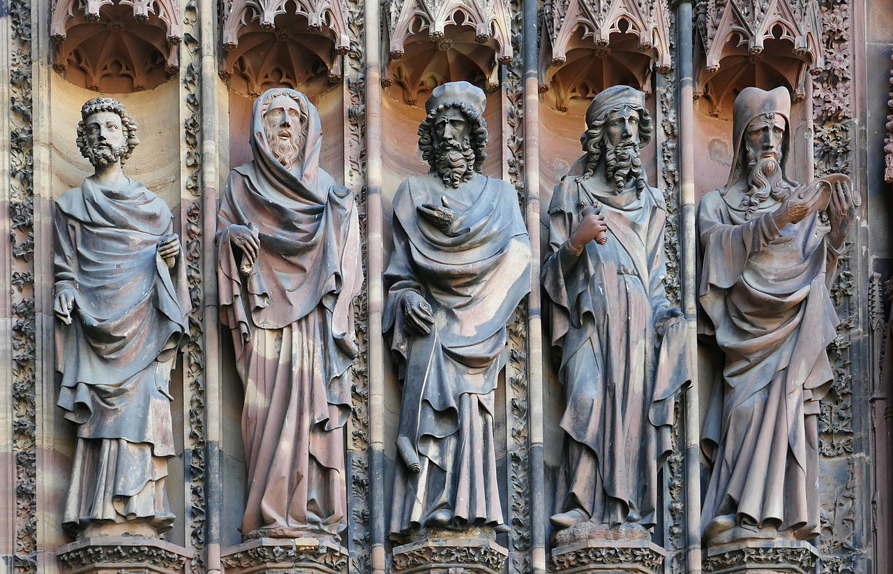 Gothic Cathedrals 2 - Grand Boudoir strasbourg, cathedral, notre dame, prophets, gothic, sculpture, prophets, prophets, prophets, prophets, prophets