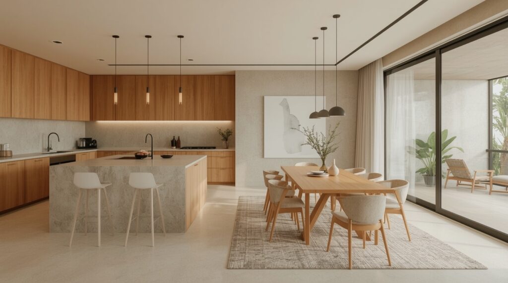 lucid realism high dynamic range HDR photography of Ultra realistic bright Pinterest style Jap 0 4 - Grand Boudoir Whispers of Stillness: The Poetic Psychology of Japandi Interior Design